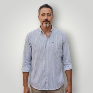 Tommy‎ Bahama Jeans XL Island Crafted Striped Shirt Cotton Modal Resort Casual